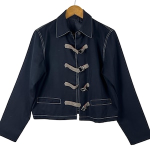 Vintage Jean Paul Gaultier Junior Belted Cropped Jacket Size 40