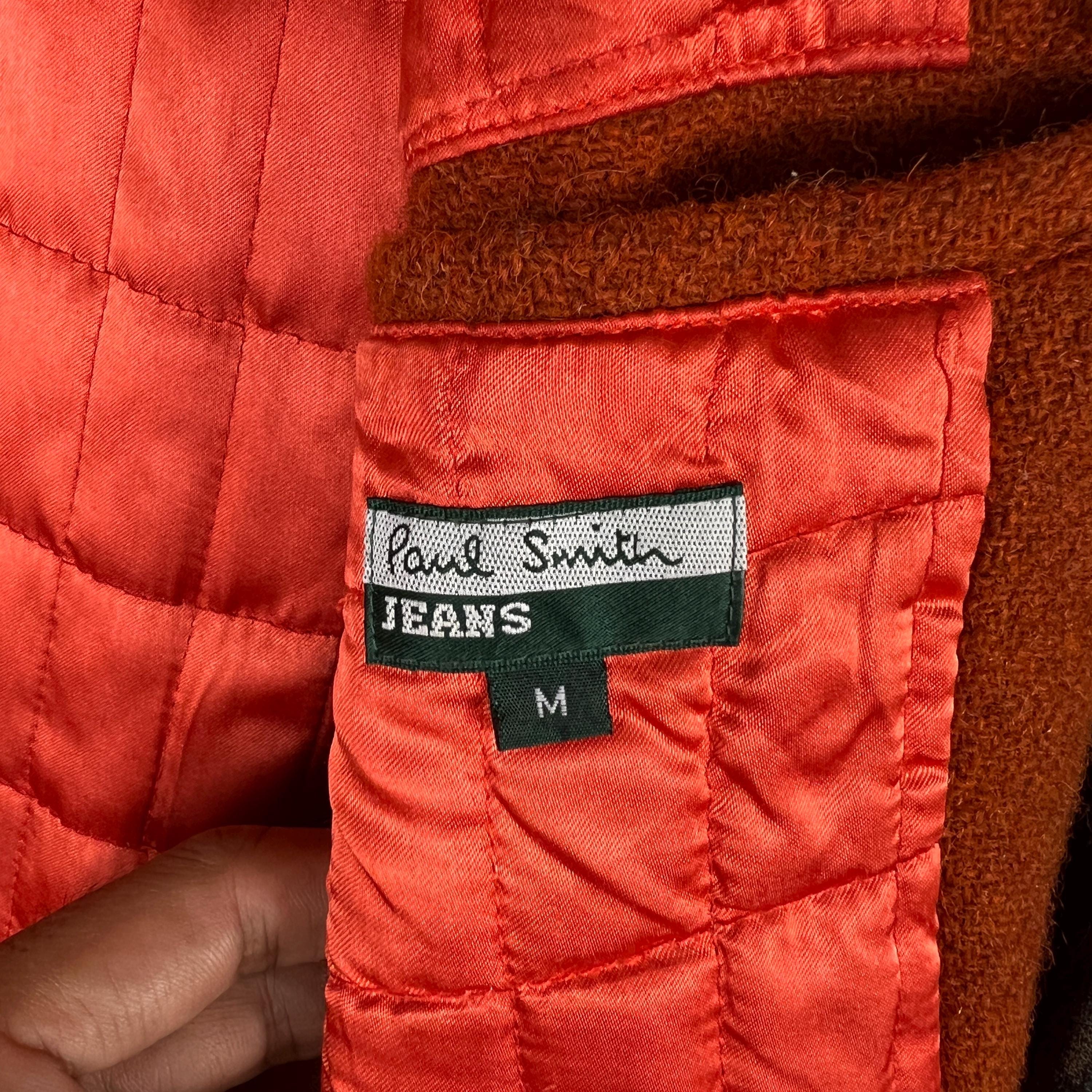 Vintage Paul Smith X Harris Tweed Varsity Bomber Jacket Size Vintage Paul Smith X Harris Tweed Varsity Bomber Jacket Size