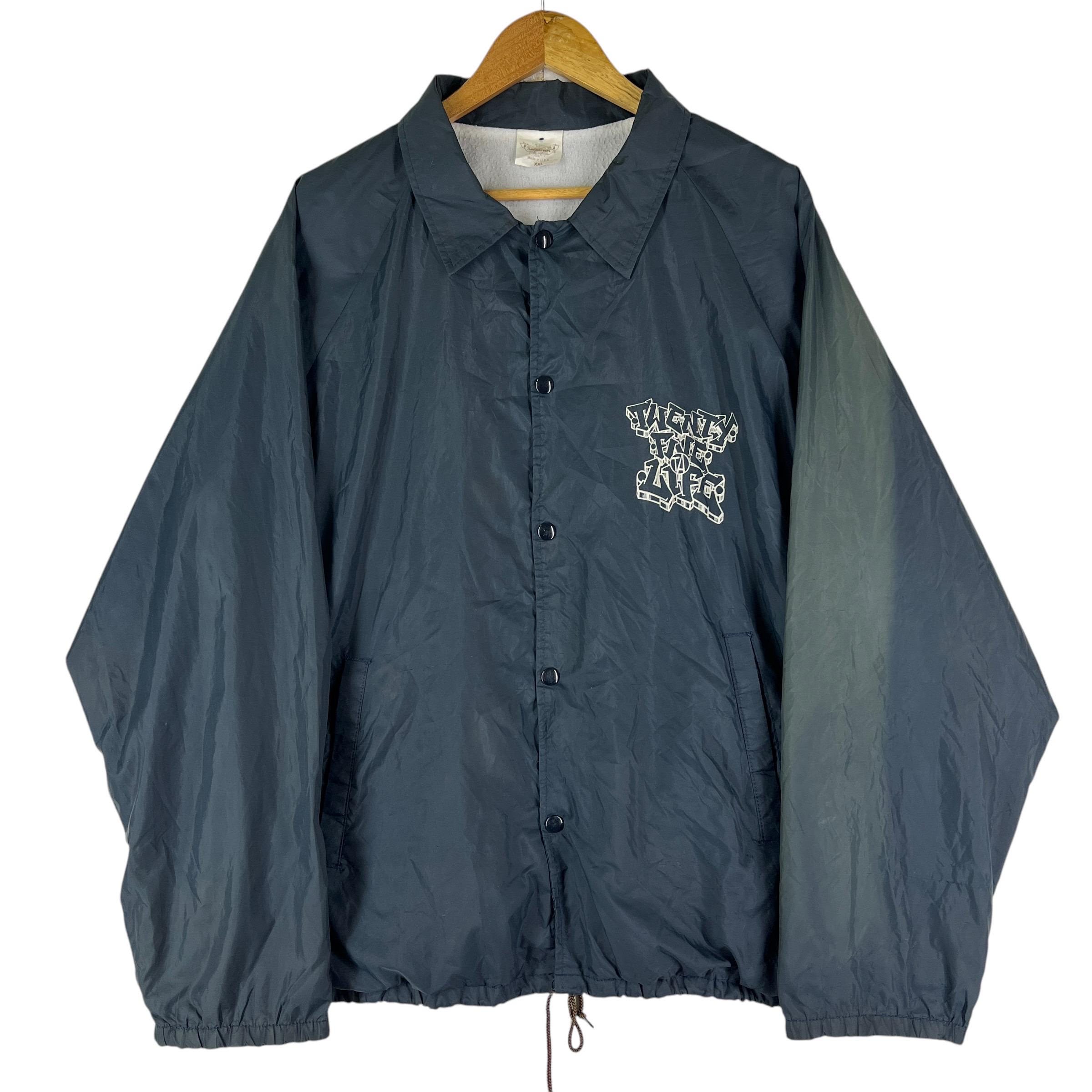 ヴィンテージ 90年代 25 Ta Life ハードコアバンド コーチジャケット