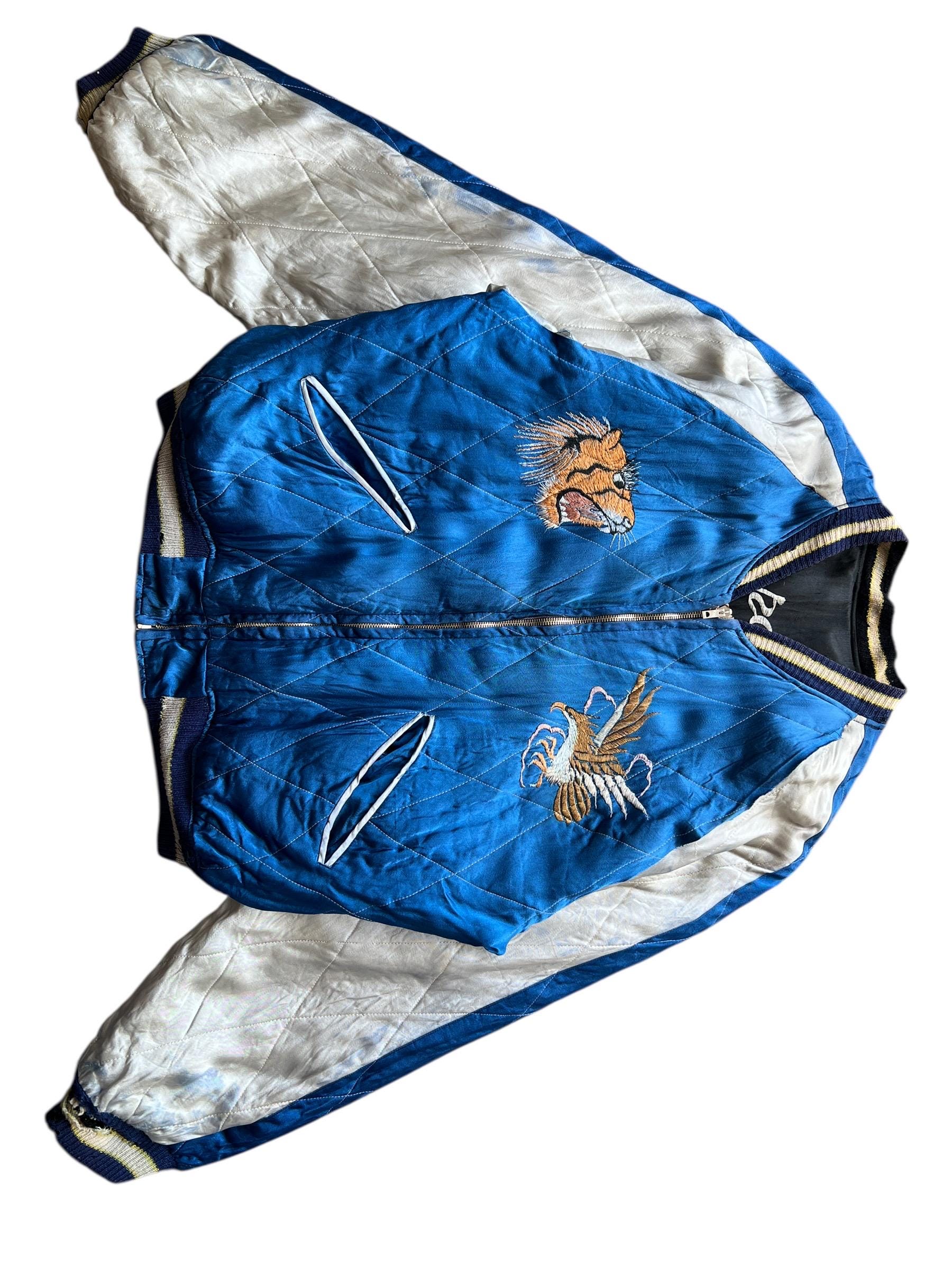 Vintage WWII 50s Japan Sukajan Souvenir Reversible Jacket