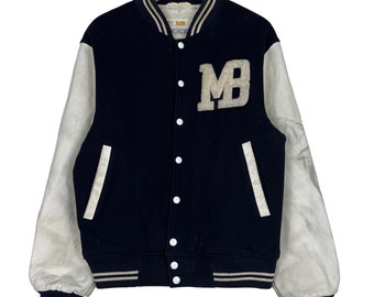 Vintage Mac Berth Varsity Bomber Jacket Made In Japan : Size L