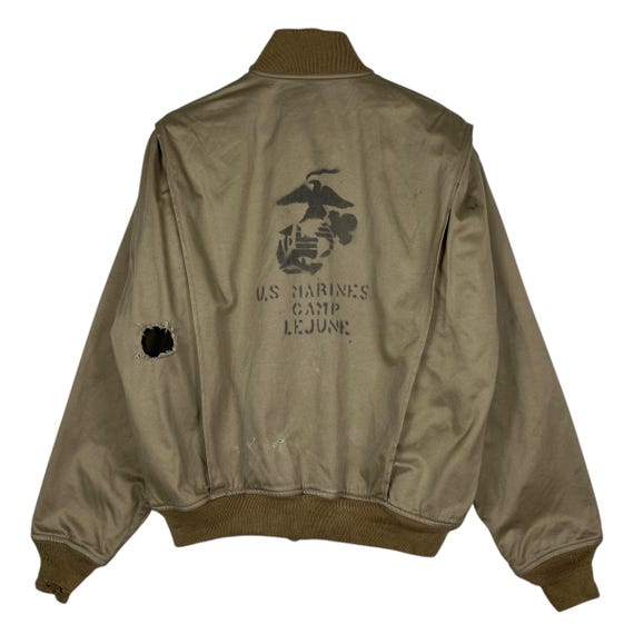 Houston Tanker Comanders Bomber Jacket . Usmc Us Marine Camp