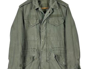 Vintage 50s OG 107 Military Field Jacket - Crown Zipper, Made in