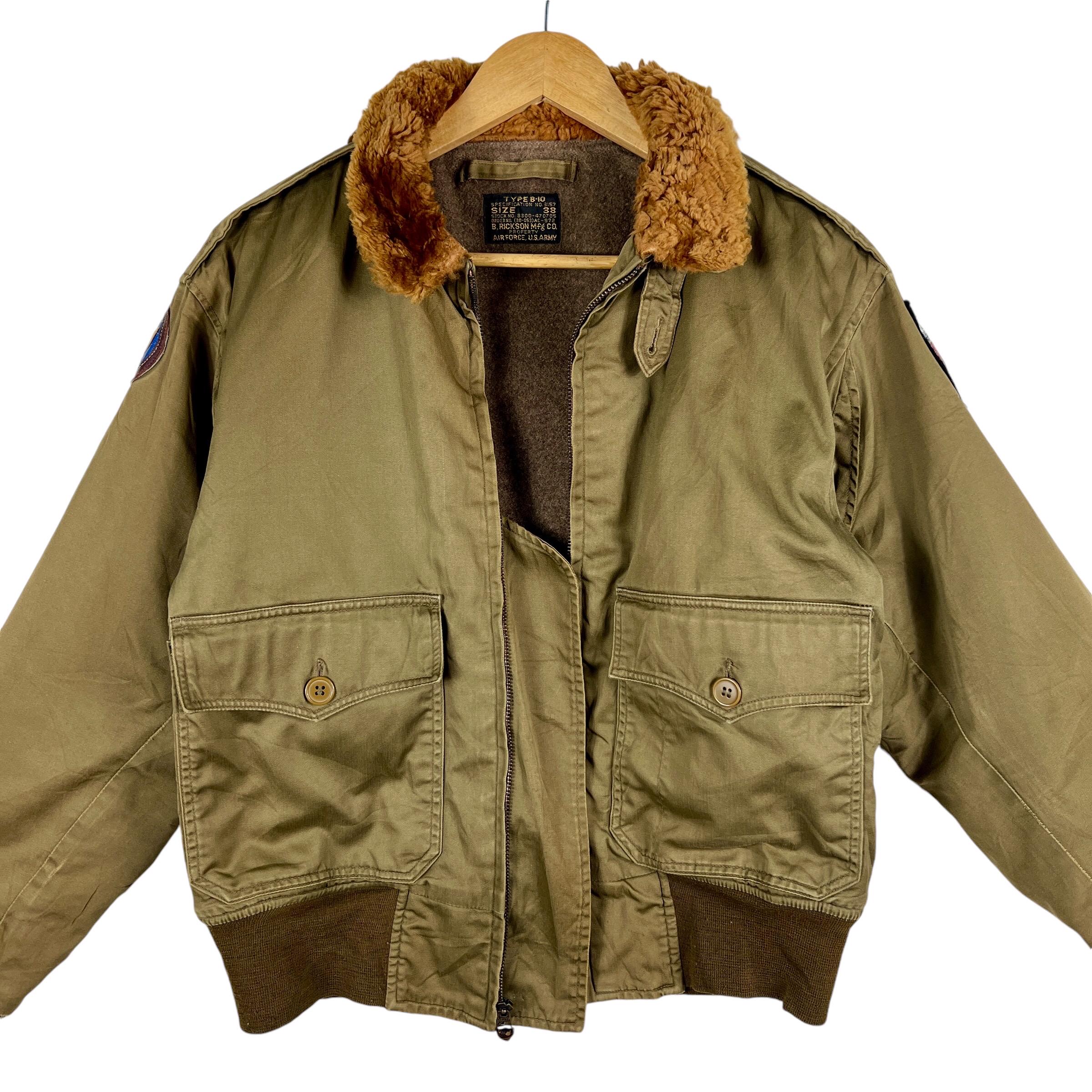 Repro Wwll Type B-10 Buzz Ricksons Jacket Us Airforce