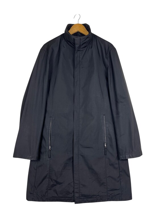 Vintage Jean Paul Gaultier Insulated Nylon Trench Coat Made in