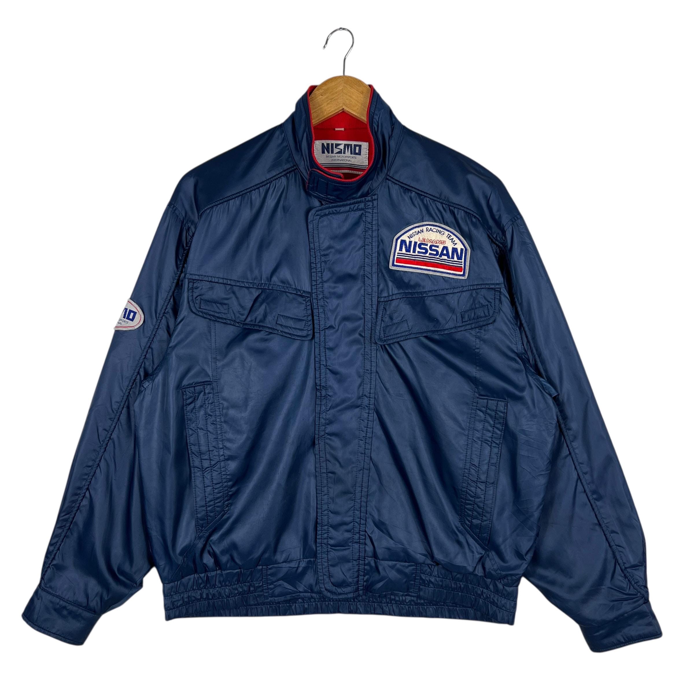 K*s様 NISMO レザースタジャン　90s日産　旧ロゴニスモ　Mサイズ Vintage Nismo Nissan Racing Jacket, Le Mans, Made in Japan, Size M