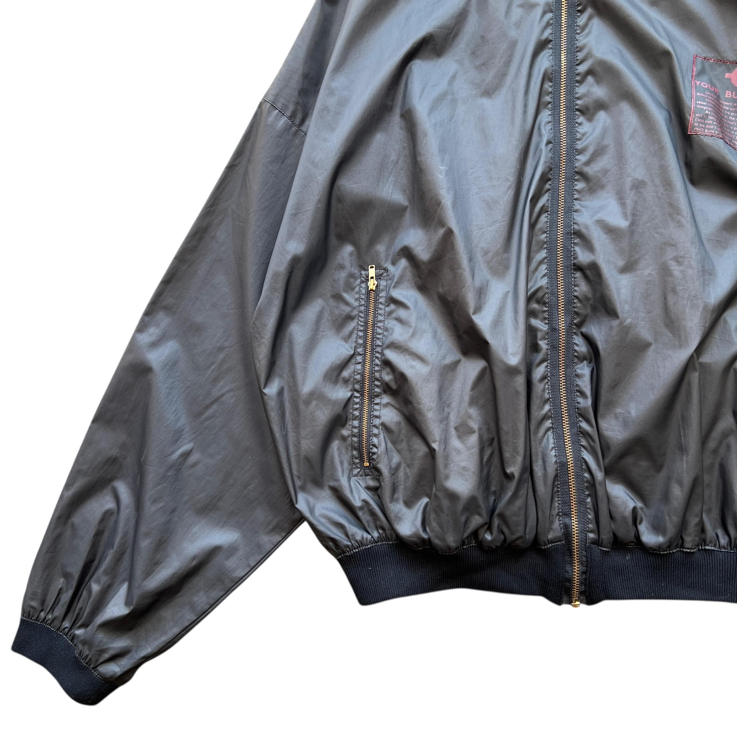 Rare Vintage Michiko Koshino London Nylon Light Bomber Jacket 
