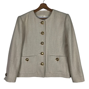 Yves Saint Laurent Anzug Tweed Jacke Made In Frankreich heilige laurent