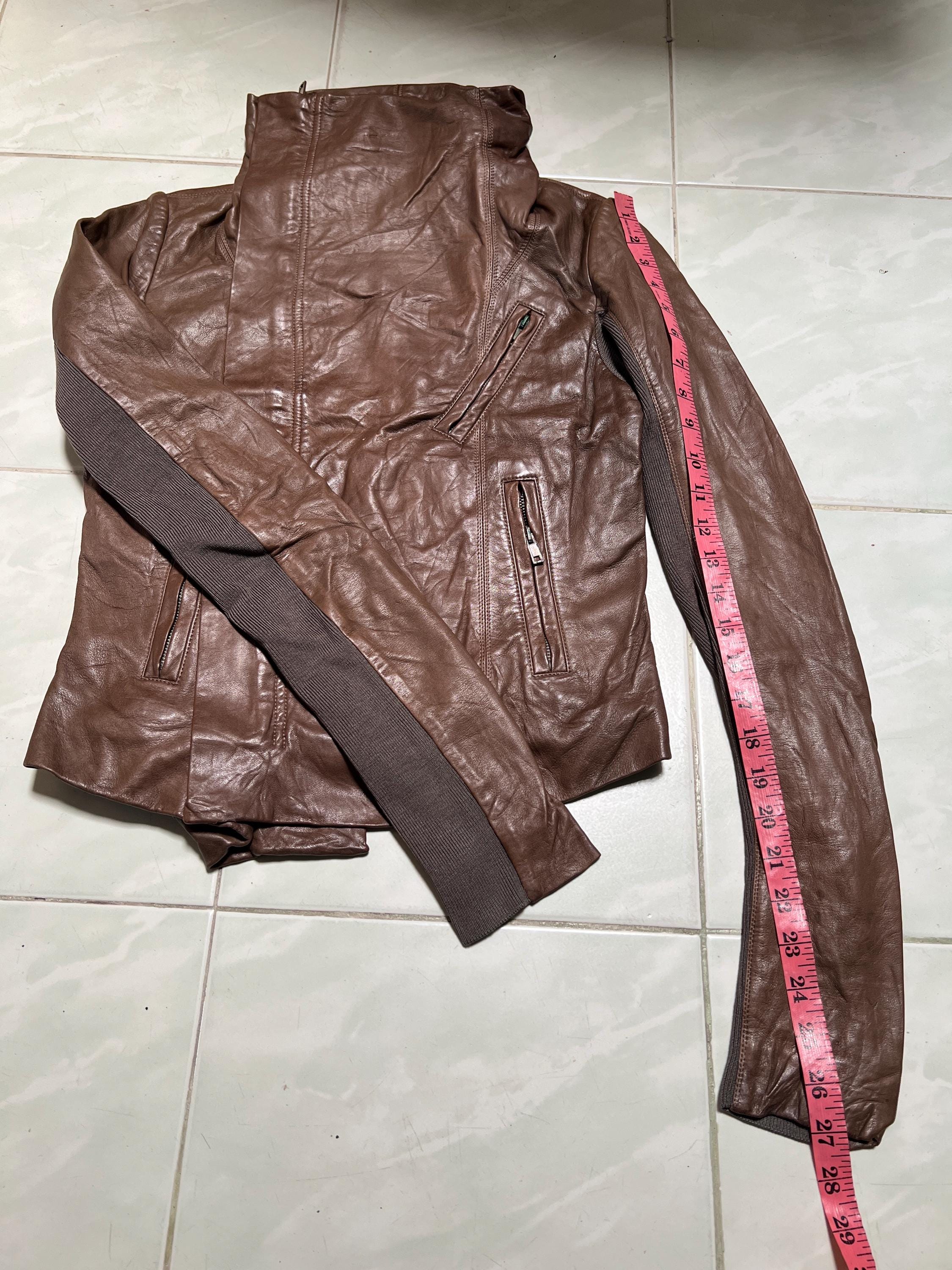 Vintage Rick Owens Boho Rider Motorcycle Leather Jacket - Etsy
