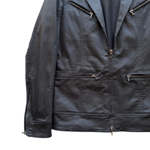 Pick" Japanese Avant Garde ' Shellac ' Multi Zipp… - image 4