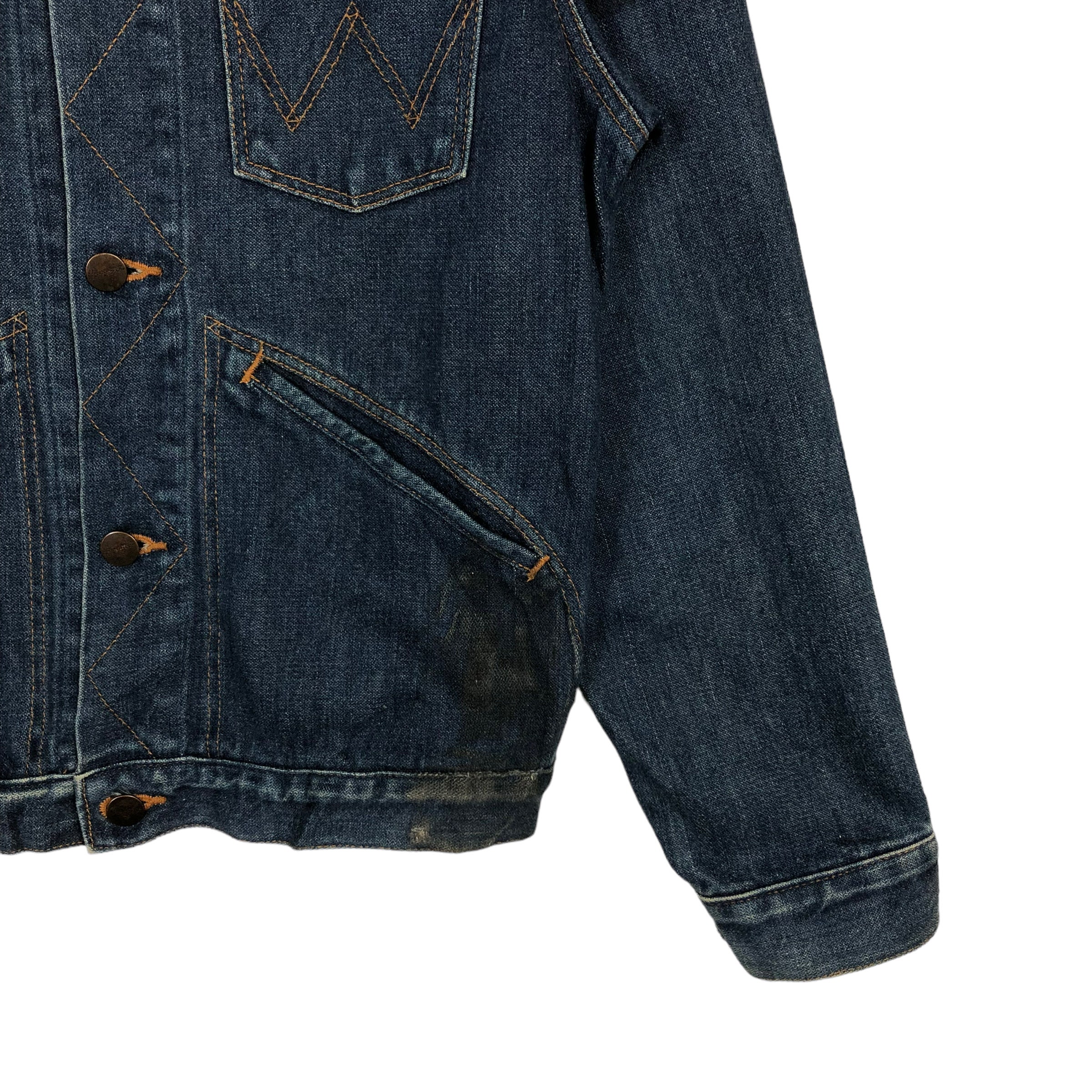 Vintage Wrangler Lot 124MJ Denim Trucker Western Jacket Made in