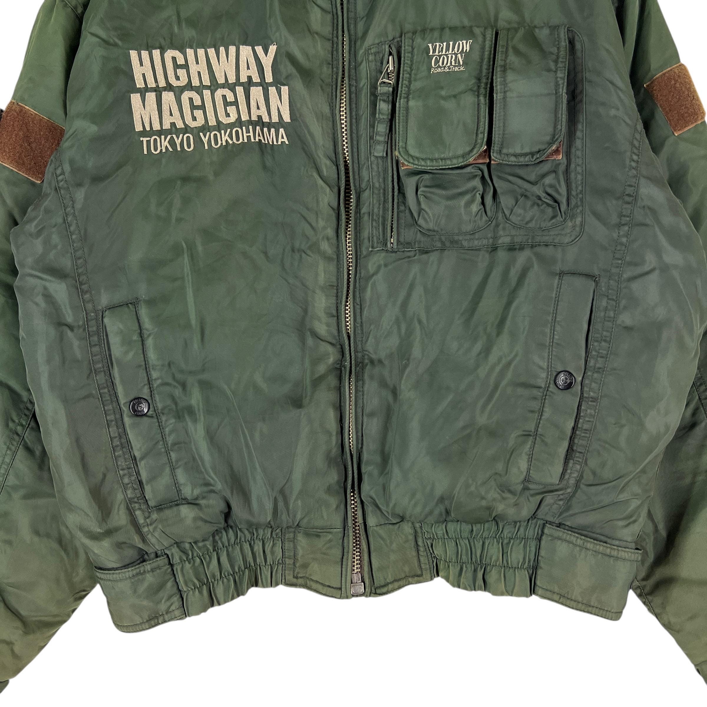 Vintage Yellowcorn Highway Magician Tokyo Yokohama Bomber Jacket
