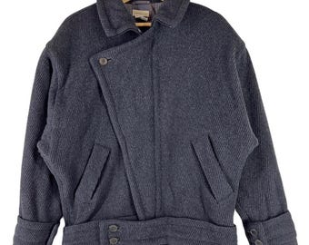 70s Vintage Gianni Versace Police Bomber Jacket Made In Italy Size 46