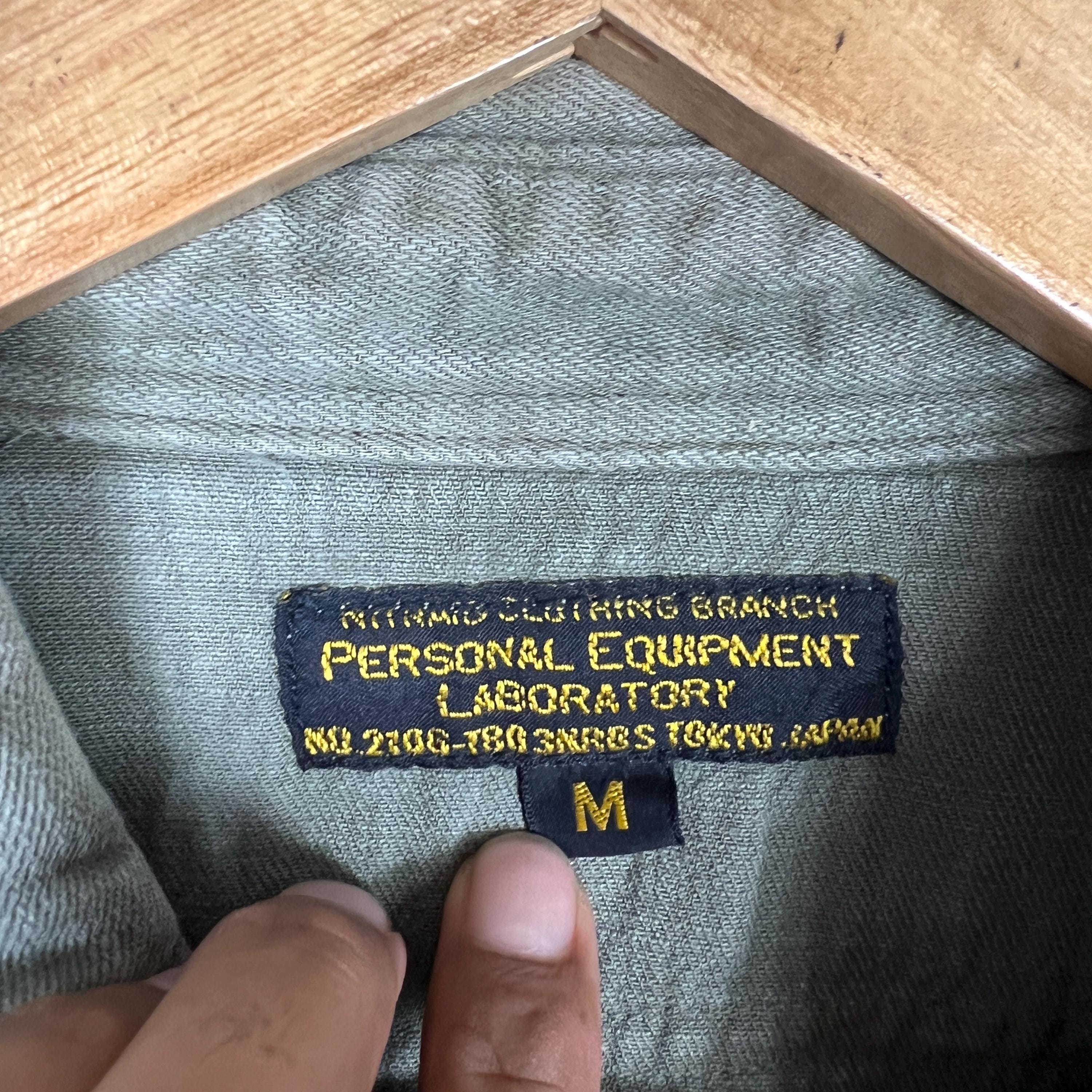 Vintage Nitraid Personal Equipment Laboratory Military Shirt 