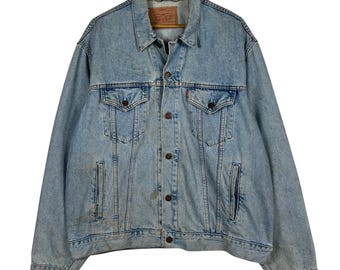 Vintage Levis Type 3 truckerjacka Tillverkad i Kroatien - Storlek XL