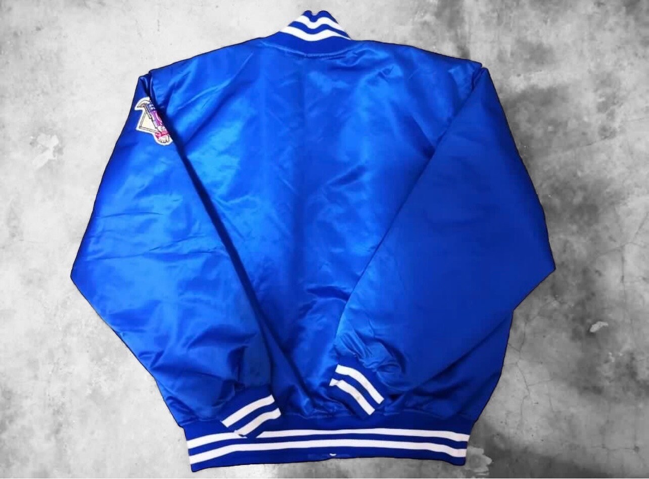 70s VINTAGE LOS ANGELES L.A. DODGERS JACKET DANNY GOODMAN BRAND 80s