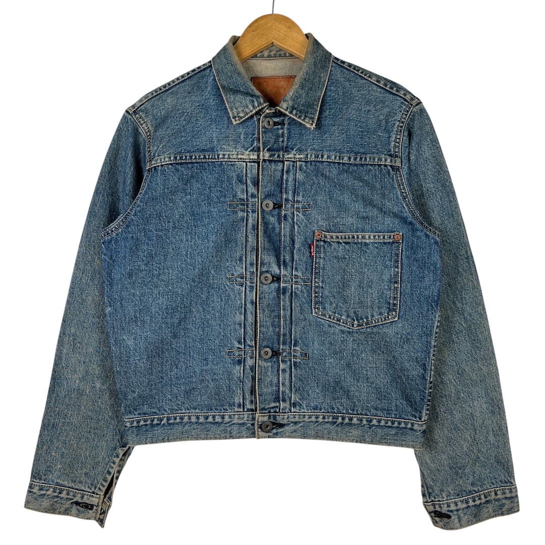 ジャケット・アウター 60s 70s vintage Levi's PIQUE JACKET bigE Vintage Levis Type 1 Big E Selvedge Buckle Denim Jacket S