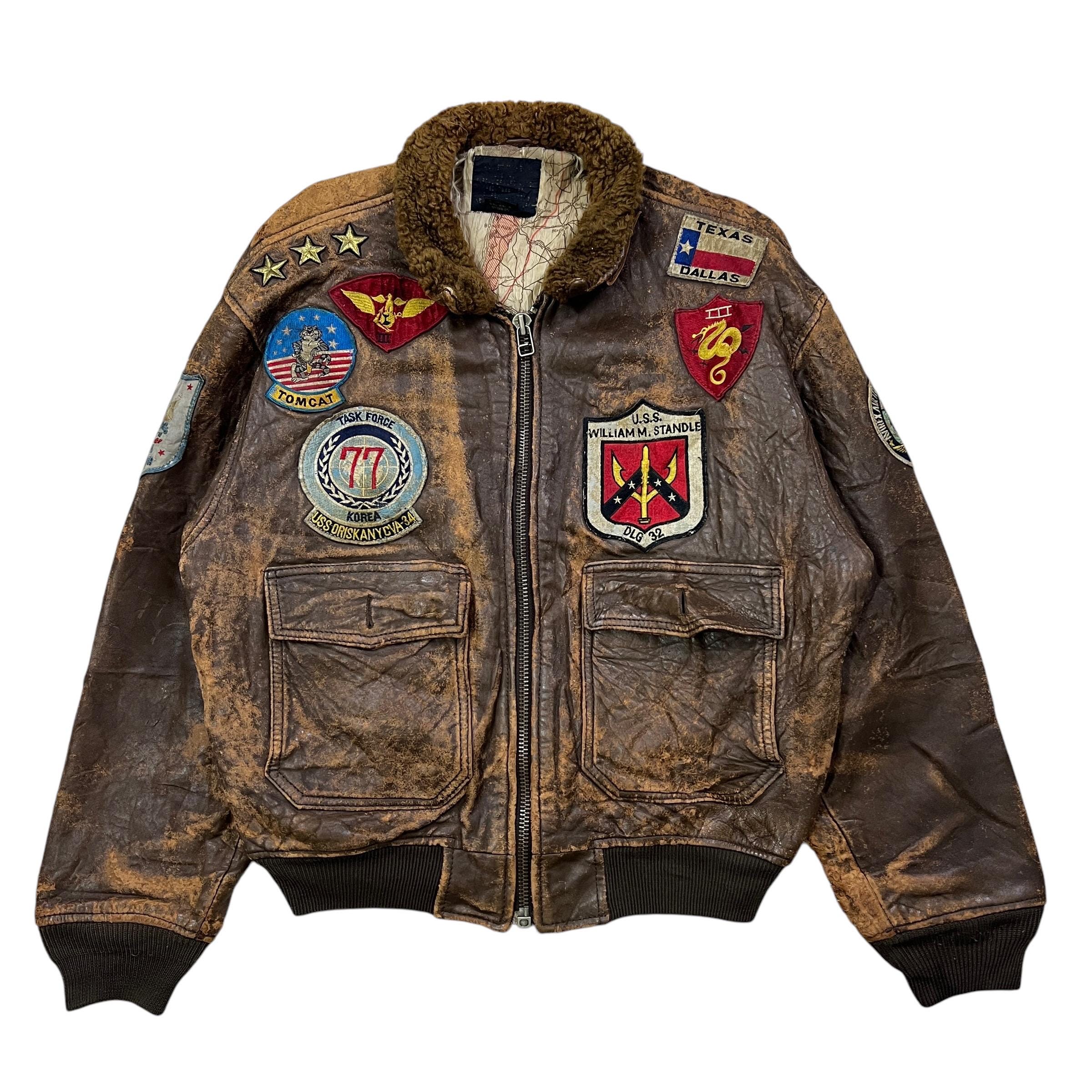 ジャケット・アウター Vintage / Military Leather Blouson il_1080xN.6365234834_fm54.jpg