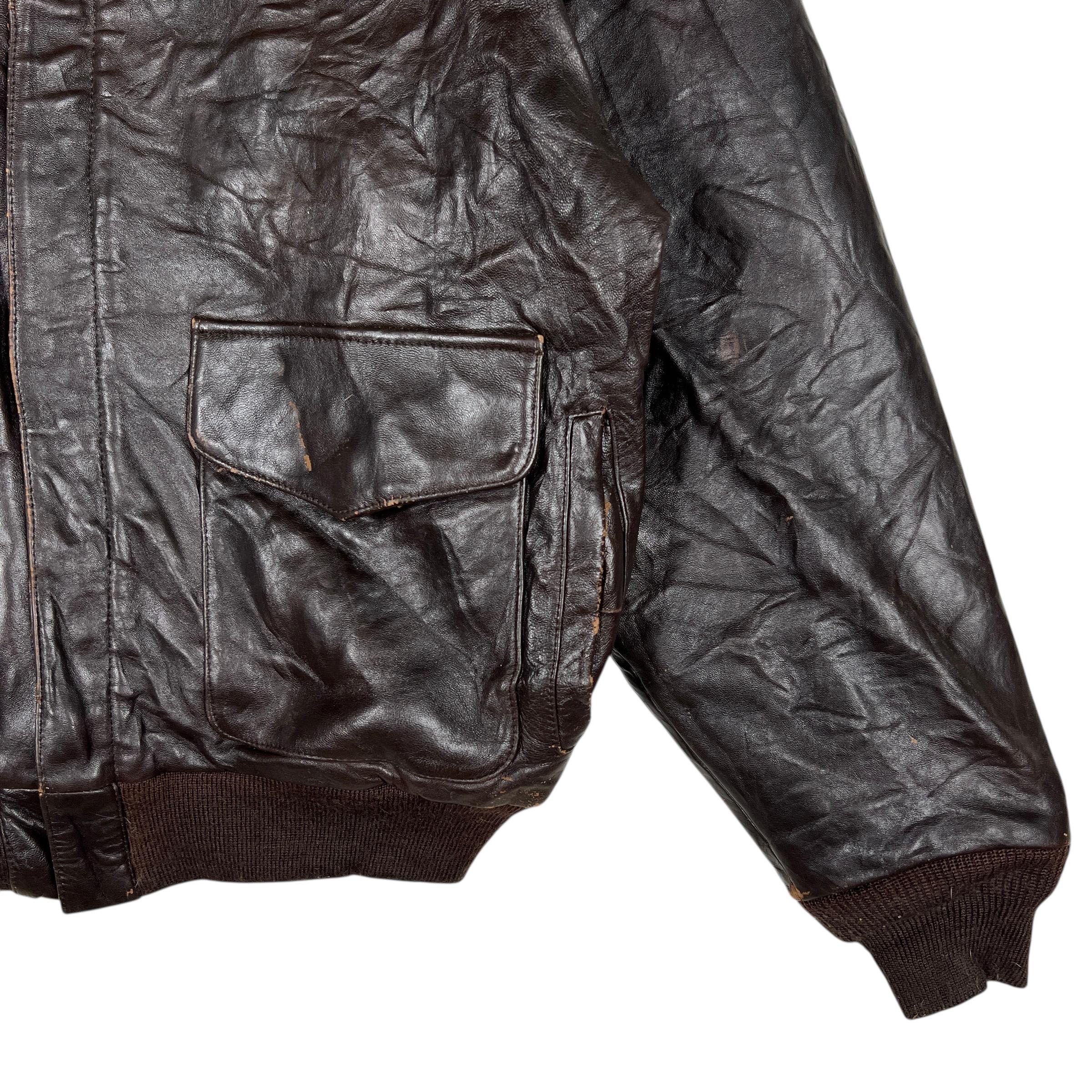 Rare Vintage Avirex Type A-2 Leather Jacket - Size M - Etsy