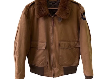 WWll Type B-10 Buzz Ricksons Jacket Us AirForce Talon Zipper Size M / 38