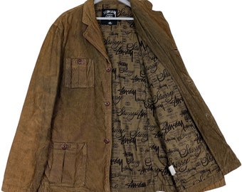 Vintage 90s Stussy MA-1 Flight Jacket Medium Stussy Surplus