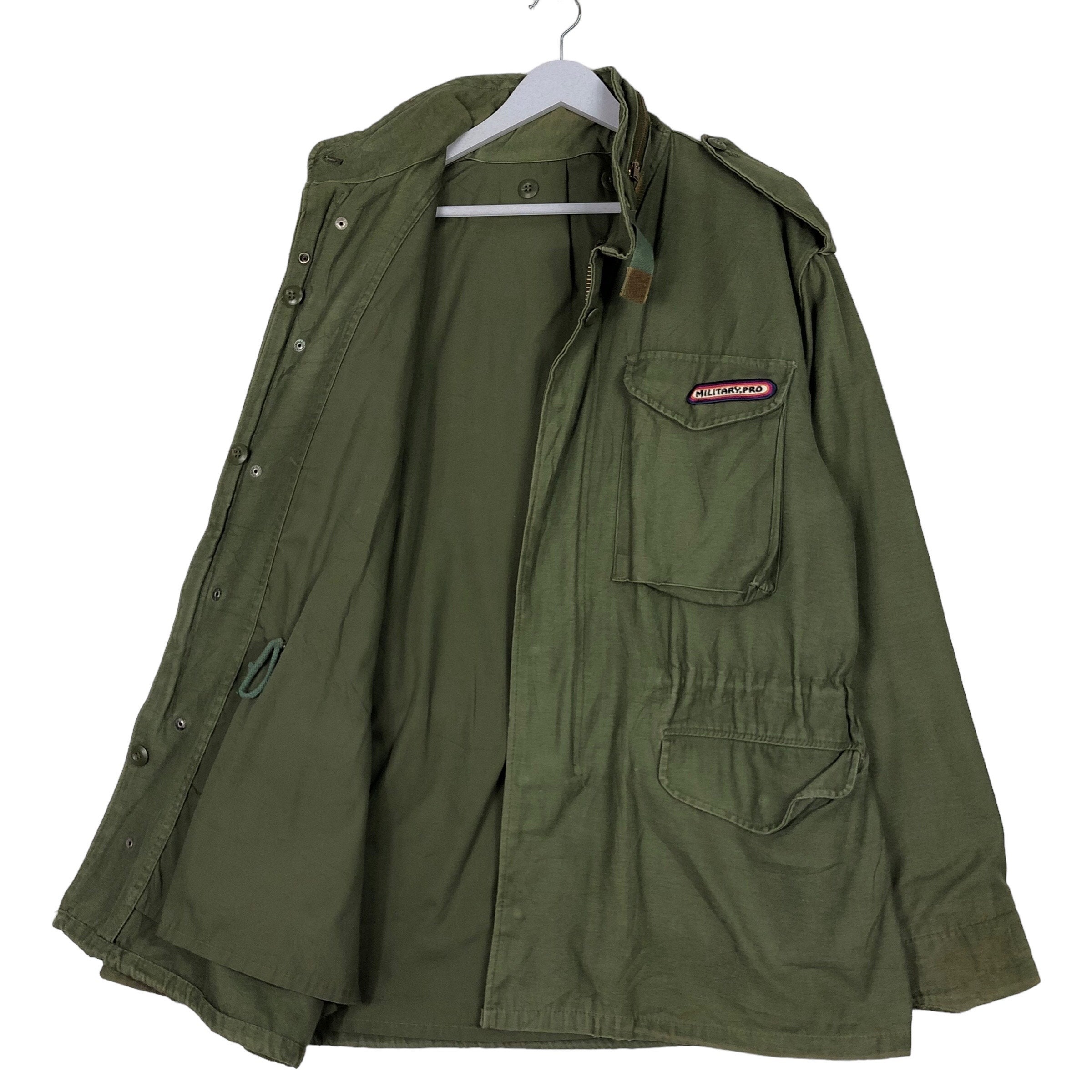 Vintage Us Army M-65 Military Field Jacket - Scovill Zipper - Etsy