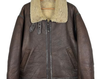 Fedeless Military Inc New York Type B3 Sheepskin Flight Shearling