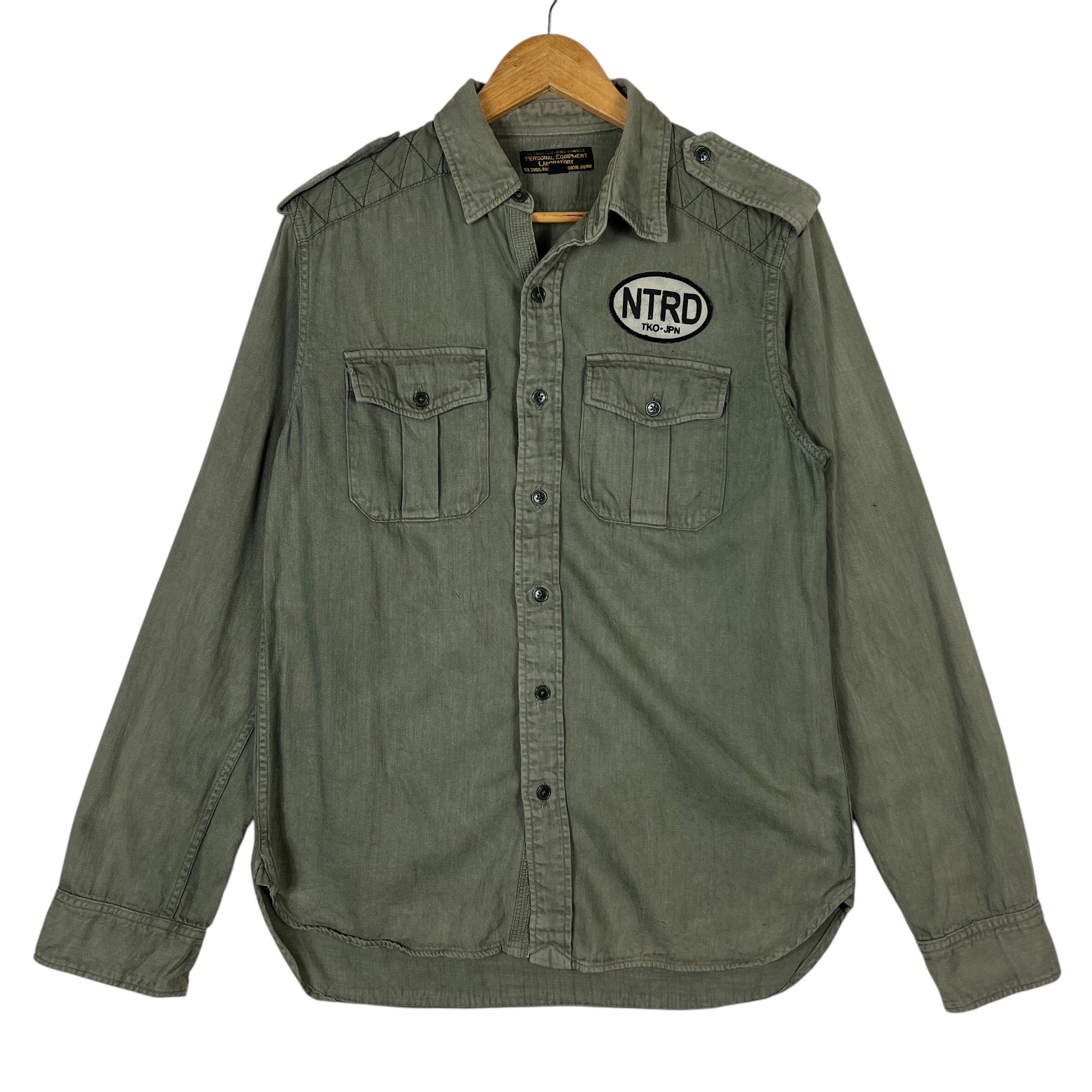 Vintage Nitraid Personal Equipment Laboratory Military Shirt 