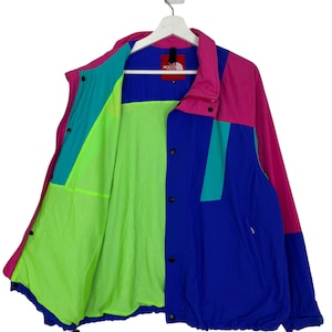 Vintage 90s The North Face Color Blocking Jacket Size L
