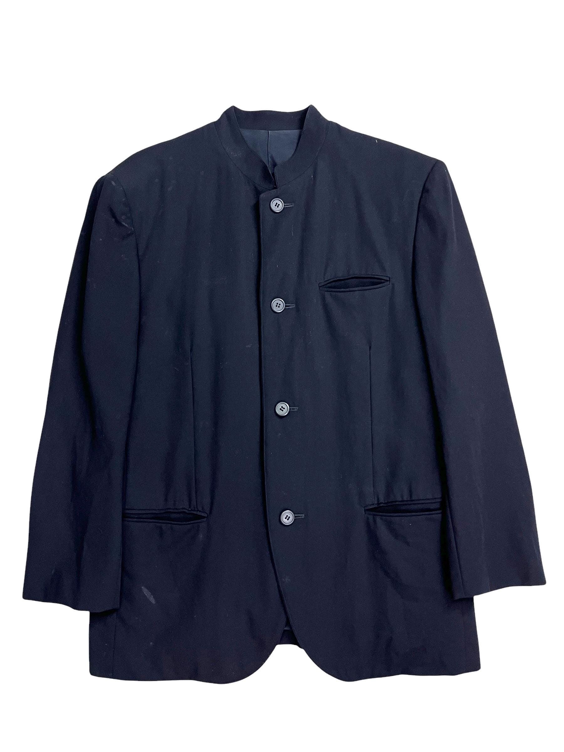 90s Vintage Issey Miyake Mandarin Collar Jacket - Made in Japan