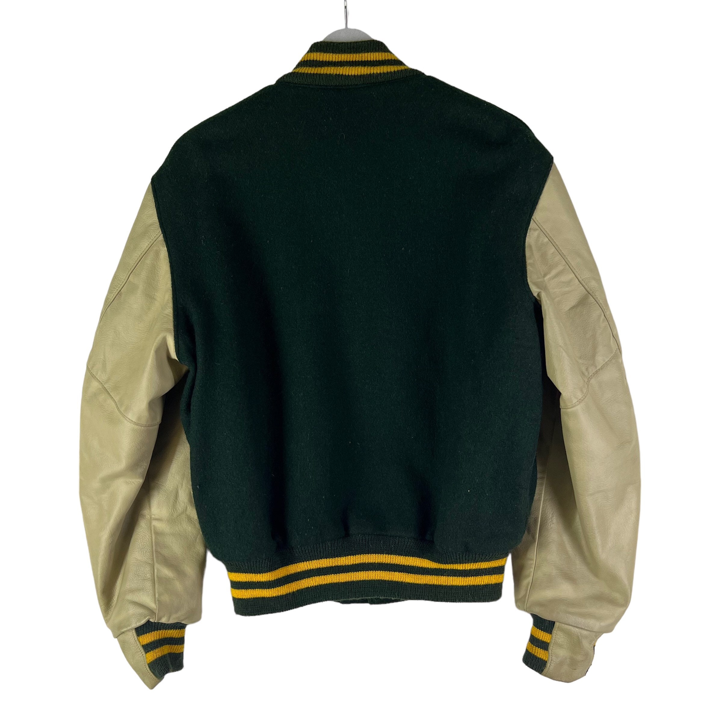 Vintage Golden Bear Letterman Varsity Bomber Jacket Etsy
