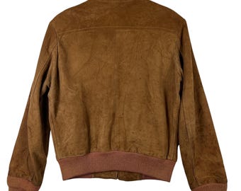 ワコマリア SUEDE LEATHER 50'S JACKET L Vintage Suede Leather Racer Jacket: 50s Moto Style, Scovill Zipper