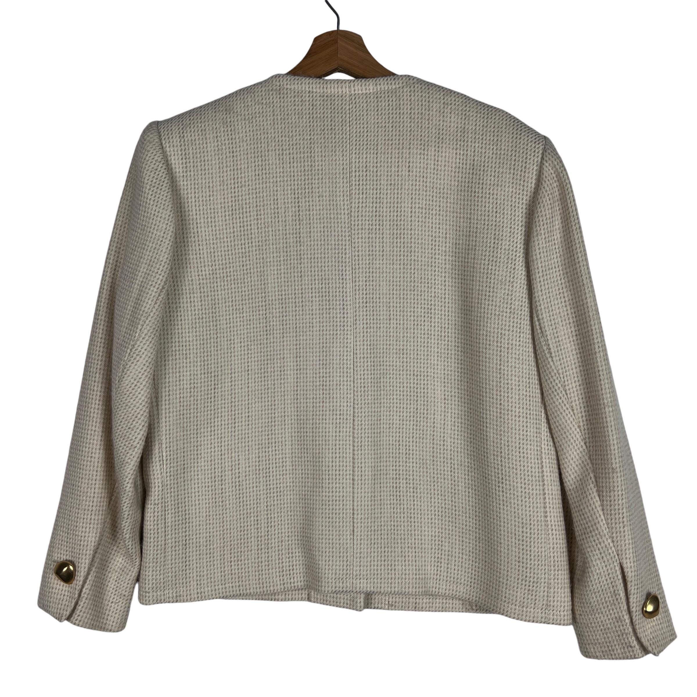 ジャケット・アウター 80s YVES SAINT LAURENT wool tweed jacket ✨ Vintage Yves Saint Laurent — 1980s ✨ Step into the 1980s with