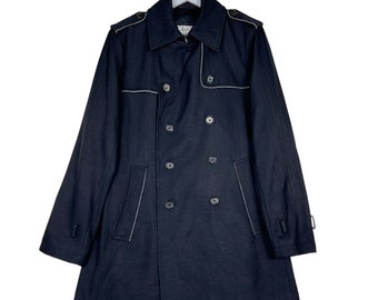 Katharine Hamnett Women Trench Coat Black Size L - Etsy Canada