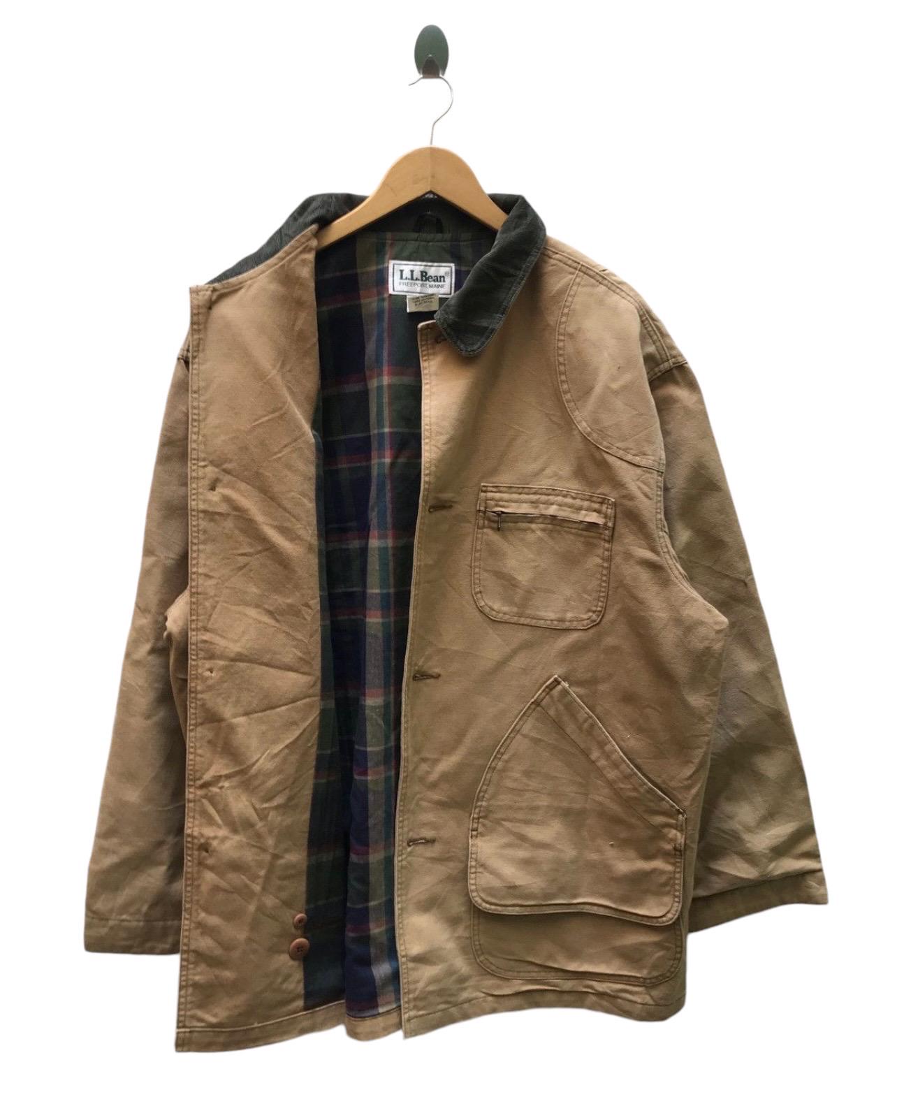 Vintage LL Bean Safari Chore Jacket: 80s/90s Made in USA (size L