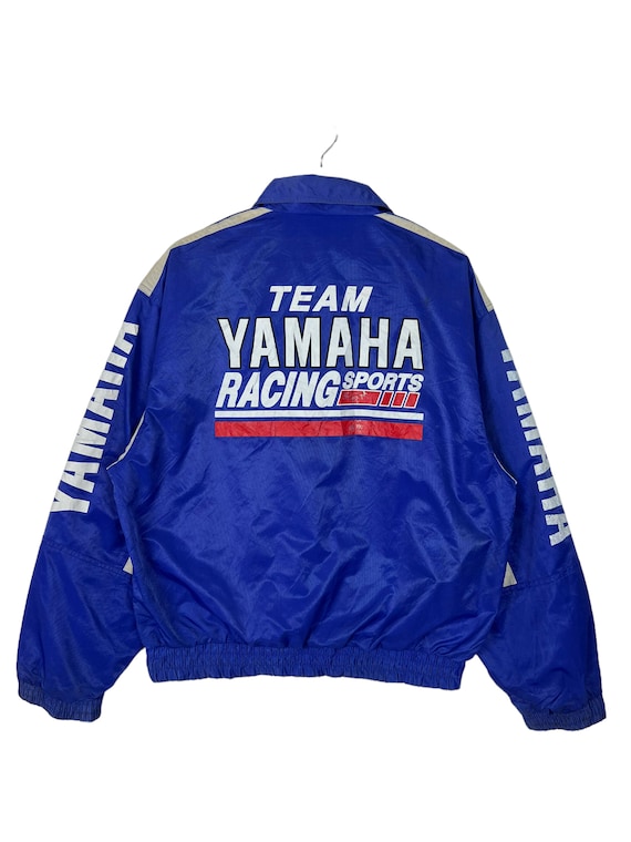 Unused YAMAHA Racing Jacket Nylon Jacket Blue, black, white