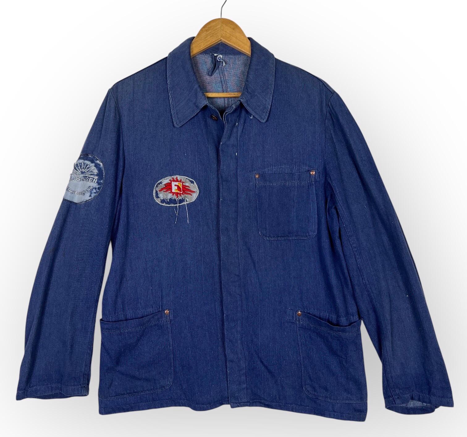 50s Vintage German Worker Jacket - Etsy