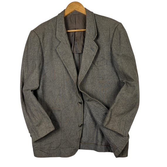 ジャケット・アウター 80s I.S. Issey miyake cotton coat Vintage 80s Issey Miyake Cotton Blazer Jacket Made in Japan