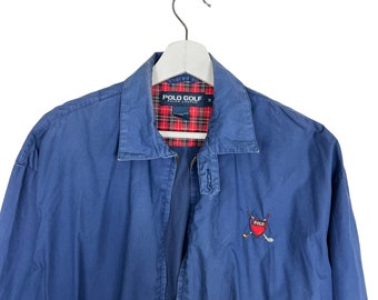 Vintage Polo Golf Ralph Lauren Harrington Jacket - Size M - Etsy