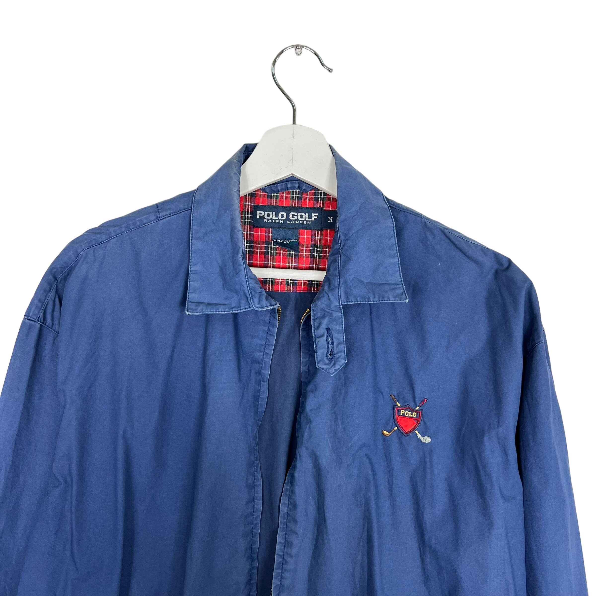 ジャケット・アウター 00s POLO GOLF Harrington JKT LINEN SILK Vintage Polo Golf Ralph Lauren Harrington Jacket Made in Usa