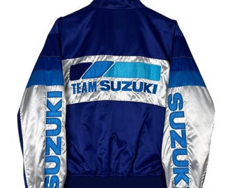 Vintage Team Suzuki Winbreaker Motorcycle Japan Brand Jacket - Etsy