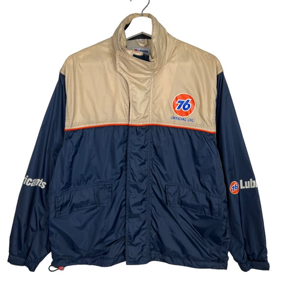 Vintage 76 Lubricants Oil Racing Block Color Light Jacket - Etsy