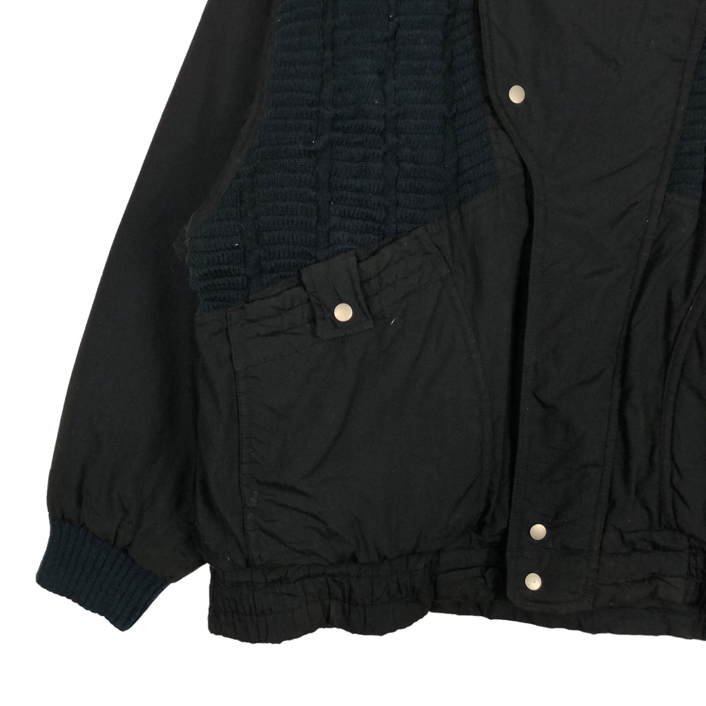 Vintage 90s Top Japanese Designer Brand Fashion Wave Police Bomber