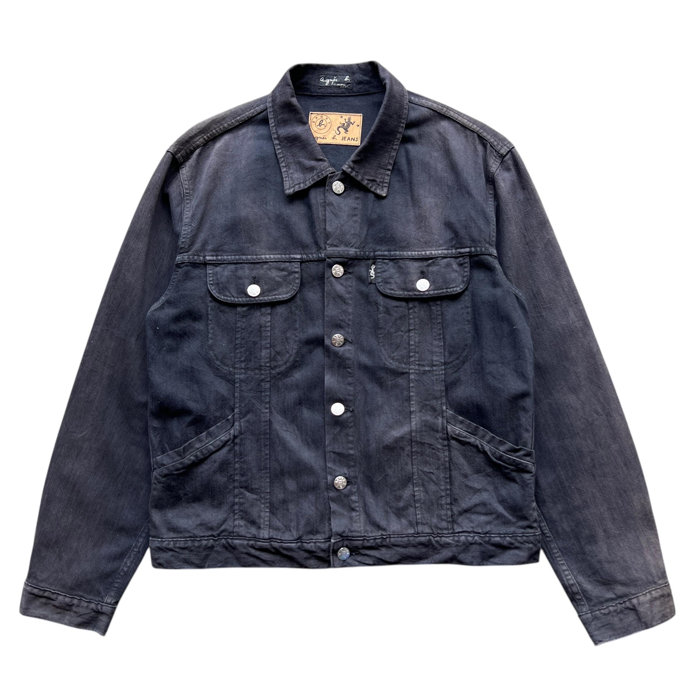 Vintage Agnes B. Denim Trucker Jacket: Made in France, Size M - Etsy