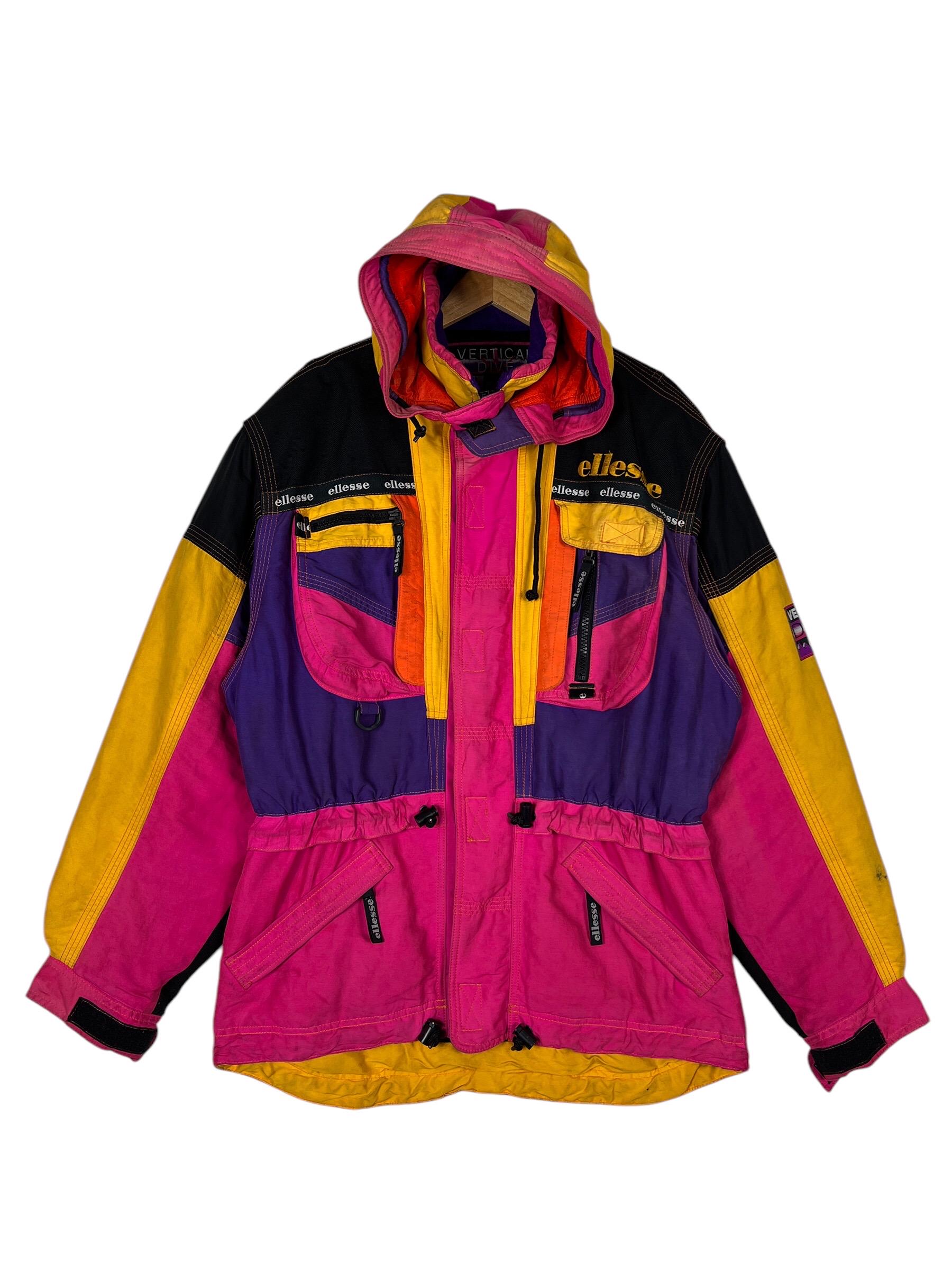 ellesse VERTICAL DIVE フード付きジャケット Vintage Ellesse
