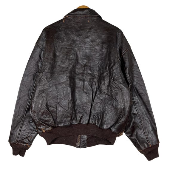 Buy Rare Vintage Avirex Type A-2 Leather Jacket - Size M Online in