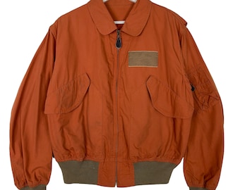 70s 80s Vintage Alpha MA-1 Reversible Bomber Jacket Made in Usa - Etsy