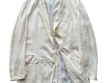 Y's Yohji Yamamoto x Aspesi Linen Laser Jacket - Made in Italy