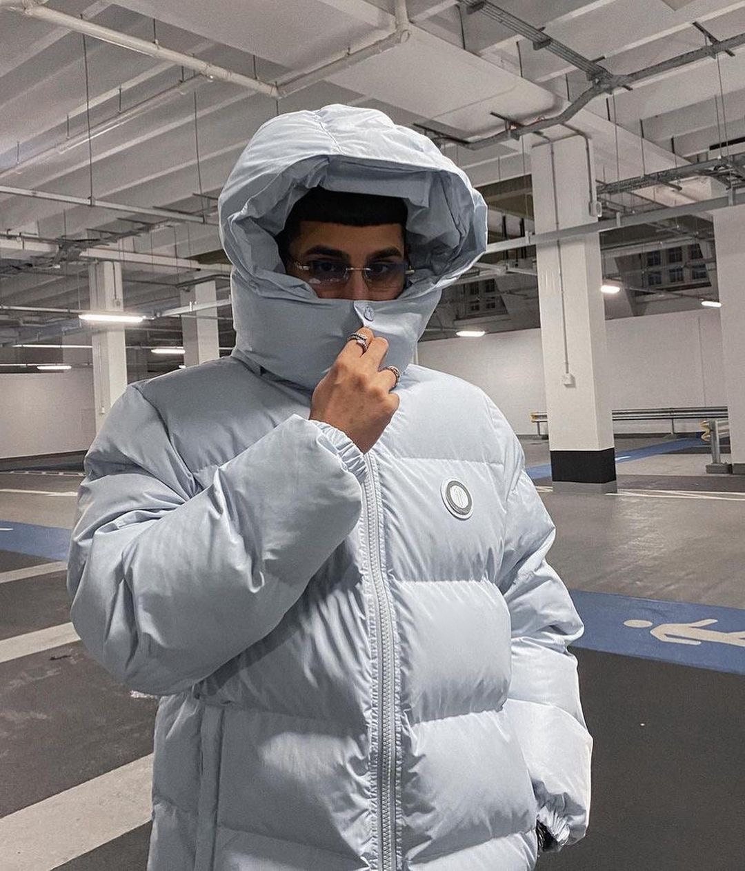 Trapstar Ice Blue Detachable Hooded Jacket Etsy