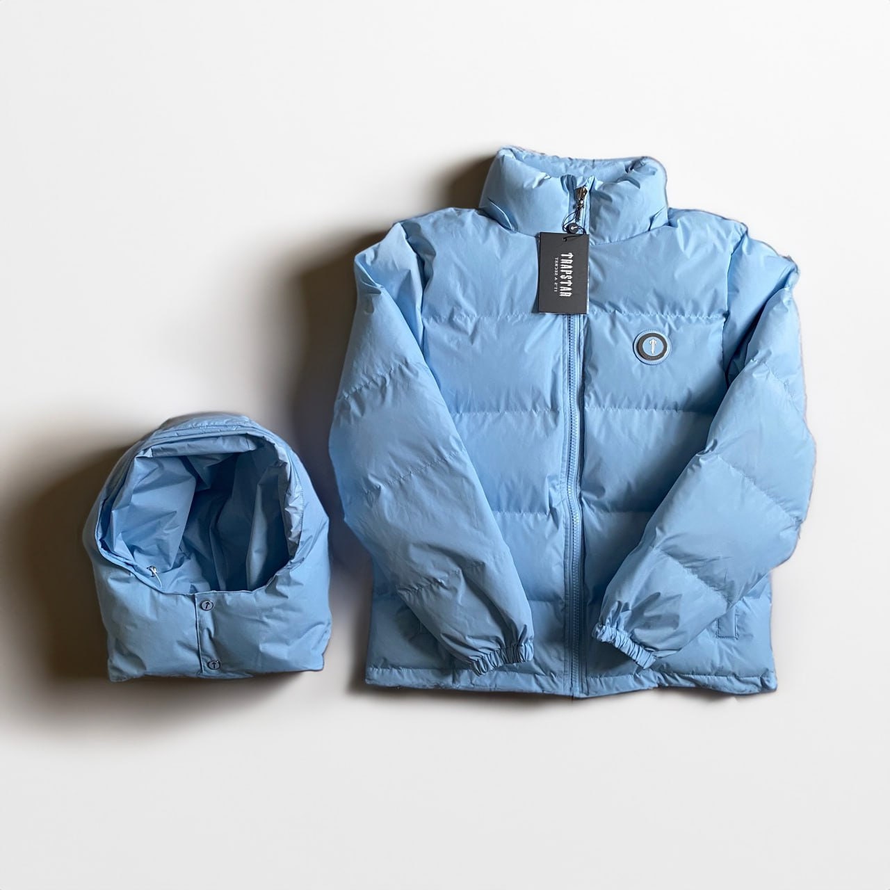 Trapstar Ice Blue Detachable Hooded Jacket Etsy